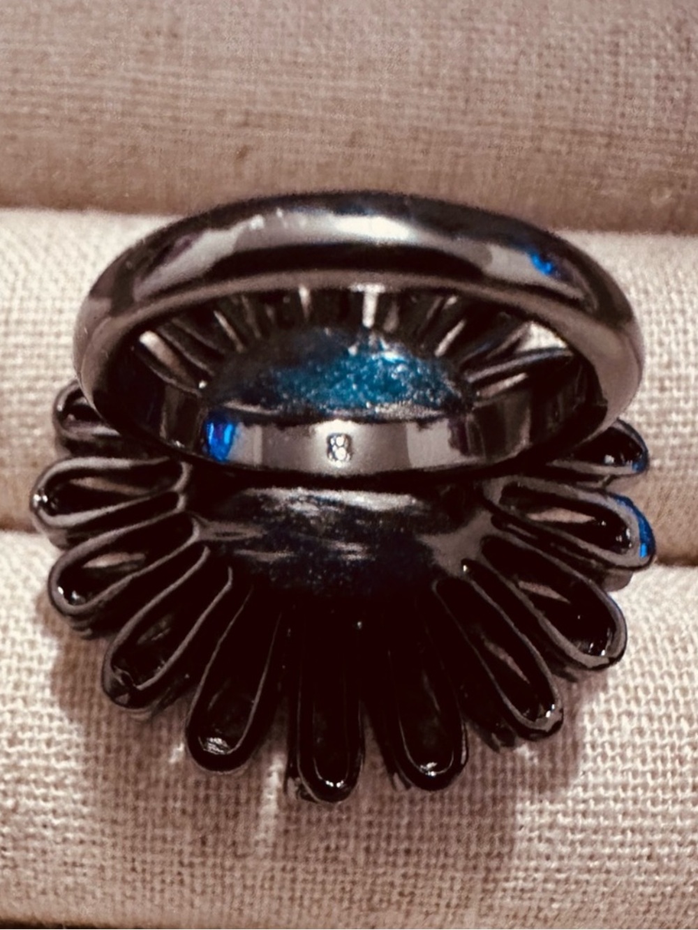 BCBG | Ring | Faux Smoky Quartz Hematite Crystal - Picture 2 of 6